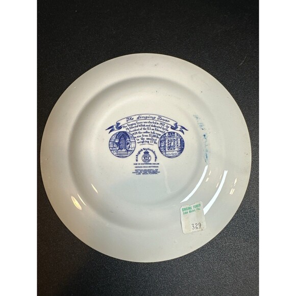 3 Alfred Meakin Blue Florida Souvenir Plates 7" - Picture 6 of 9